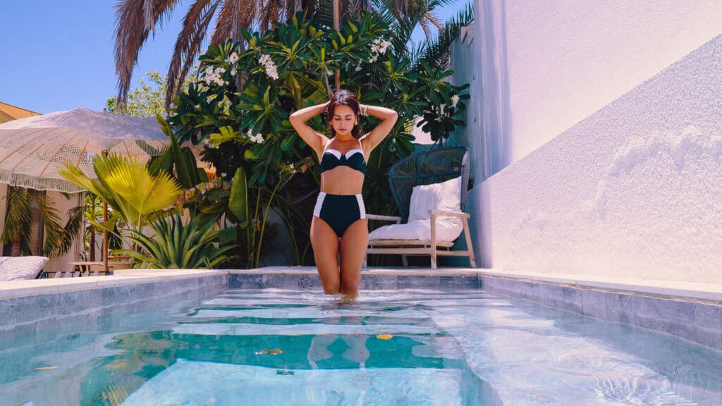 Poppy High Waist Bottoms | Tummy Control Bikini Bottoms