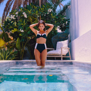 Poppy High Waist Bottoms | Tummy Control Bikini Bottoms