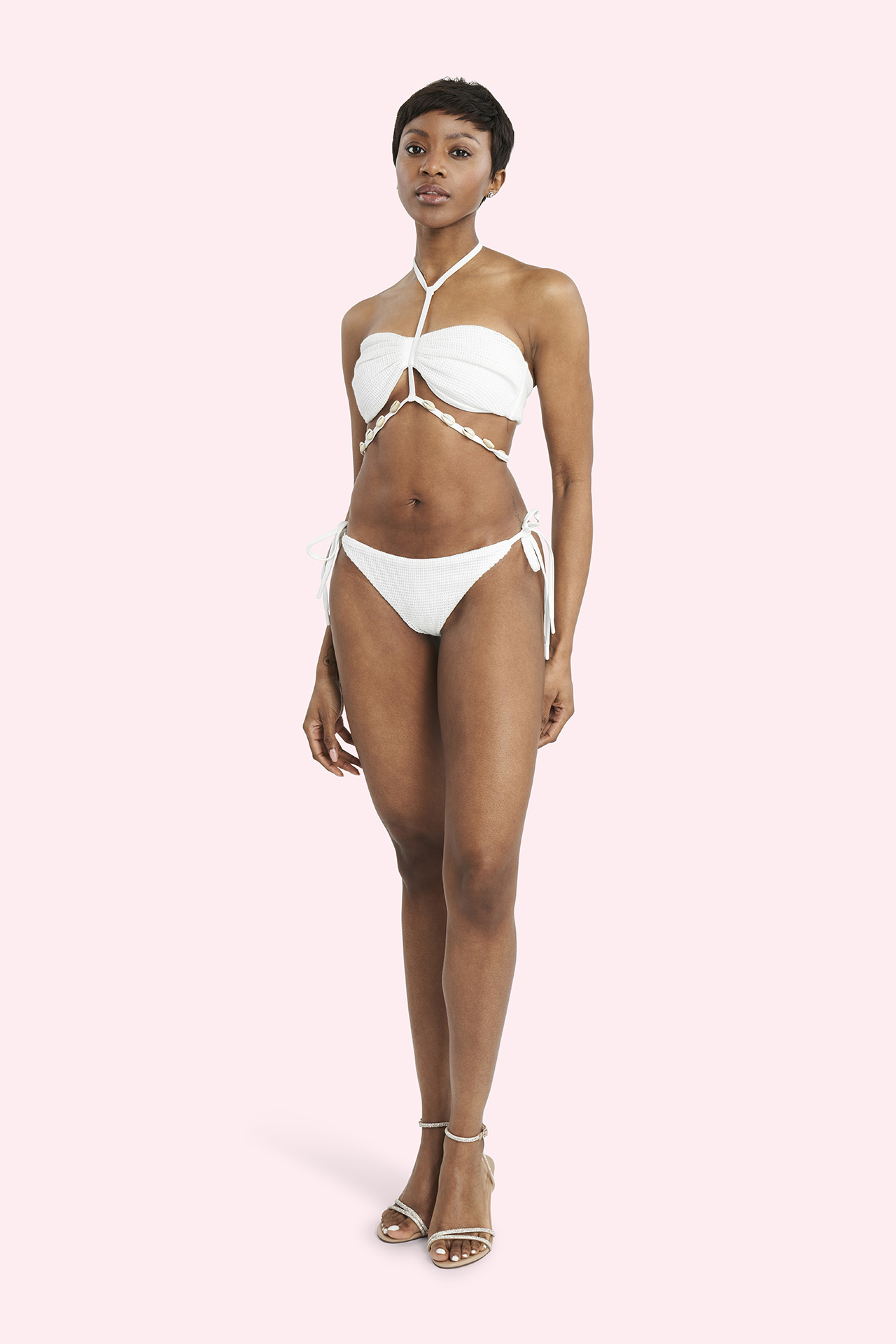 Kiki Crochet Tie Side Bikini Bottoms